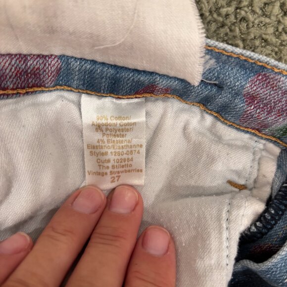 Current/Elliot size 27 "The Stiletto" in Vintage Strawberry - Picture 7 of 7